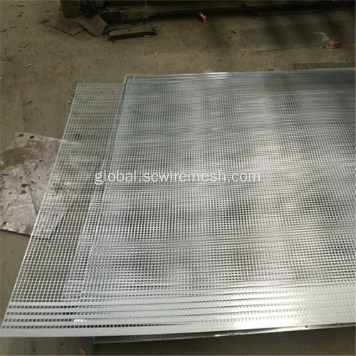 Wire Mesh Tray Aluminium Square Hole Perforated Metal Sheet Manufactory